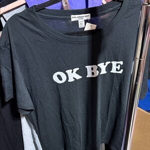 Sub_Urban Riot Charcoal 'OK BYE' Tee